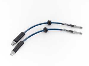 ES#5396130 - 008610LA02 - Stainless Steel Brake Lines - Rear - Rear brake lines for improved pedal feel. Zinc-Nickel plating for increased corrosion resistance and sleek low-profile design. Made in the USA. - Turner Motorsport - BMW