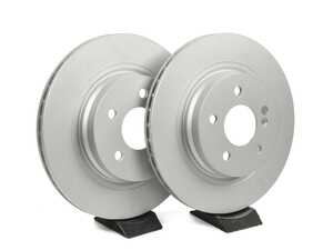 ES#5425716 - 2044230712-pKT - Rear V5 Plain Brake Rotors - Pair (300x22) - Precision manufactured and featuring a GeoSpec corrosion-resistant coating - ECS - Mercedes Benz