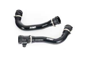 ES#5433746 - 008745LA02 - N20 Performance Silicone Radiator Hoses - With OE Connectors - Retains OEM fitment with superior looks and durability. Includes stainless steel hose clamps and pre-installed factory style connectors. - Turner Motorsport - BMW