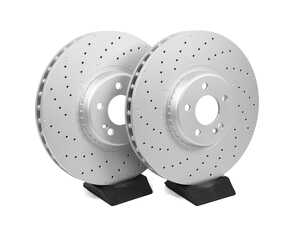ES#5425751 - 0004212312-xKT - Front V5 Drilled Brake Rotors - Pair (360x36) - Precision manufactured and featuring a GeoSpec corrosion-resistant coating - ECS - Mercedes Benz