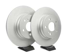 ES#5425717 - 2044231512-pKT - Rear V5 Plain Brake Rotors - Pair (300x10) - Precision manufactured and featuring a GeoSpec corrosion-resistant coating - ECS - Mercedes Benz