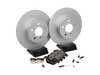 ES#2762509 - 0054204220KT1 - Rear Brake Service Kit  - Featuring ECS V5 Rotors And Akebono-Euro Ceramic Pads - Assembled By ECS - Mercedes Benz