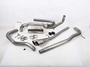 ES#5447368 - 140764SB - Borla S-Type Quad Exit Cat-Back Exhaust System *Scratch And Dent* - 2.5" stainless steel with quad exit brushed tips - Scratch & Dent - Volkswagen
