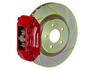 ES#2849255 - 1A5.6003A2 - 87-91 M3 (E30), Front, Slotted, Red, 4 Piston, 330x28 1-Piece - Brembo - BMW