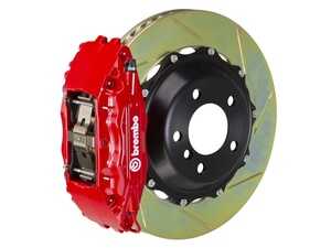 ES#2849519 - 1B2.8008A2 - 99-05 330i/Ci (Excluding xDrive) (E46), Front, Slotted, Red, 4 Piston, 355x32 2-Piece - Brembo - BMW