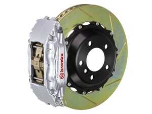 ES#2849520 - 1B2.8008A3 - 99-05 330i/Ci (Excluding xDrive) (E46), Front, Slotted, Silver, 4 Piston, 355x32 2-Piece - Brembo - BMW