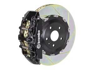 ES#2849905 - 1G2.9002A1 - Front Brembo GT 8 Piston Big Brake Kit (380x34mm) - Upgrade to 2 piece rotors (slotted), 8 piston calipers (black), & high performance Brembo pads - Brembo - BMW