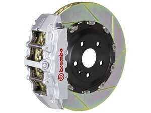 ES#2849925 - 1G2.9012A3 - 97-03 5-Series (E39), 00-03 M5 (E39), Front, Slotted, Silver, 8 Piston, 380x34 2-Piece - Brembo - BMW