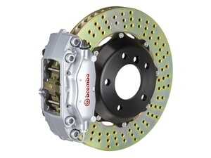 ES#2853208 - 2C1.6002A3 - 95-99 M3 (E36), Rear, Drilled, Silver, 4 Piston, 328x28 2-Piece - Brembo - BMW