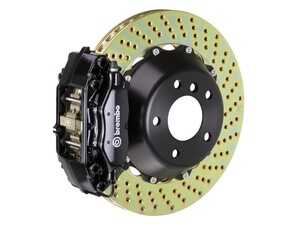 ES#2853311 - 2C1.8026A1 - 06-08 Z4 M-Coupe/Roadster (E85, E86), Rear, Drilled, Black, 4 Piston, 345x28 2-Piece - Brembo - BMW