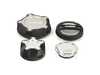 ES#4883018 - 622-0290-SIL - Silver Billet Engine Fluid Cap Set - B58 / S58  - Functional and stunningly  stylish way to add a nice touch to any engine bay! - Precision Raceworks - BMW