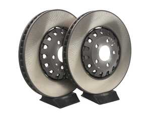 ES#4940331 - 4M0615301ASKT3 - Front Brake Rotors - Pair (375x36) - Restore your vehicles stopping power. OEM Supplier! - SHW Performance - Audi