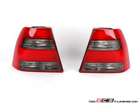 ES#3269 - 04JGLITLK - GLI Tail Light Set - (NO LONGER AVAILABLE) - Tail lights from 2004.5 - 2005 GLI models with red/smoked/red/smoked lenses - Genuine Volkswagen Audi - 