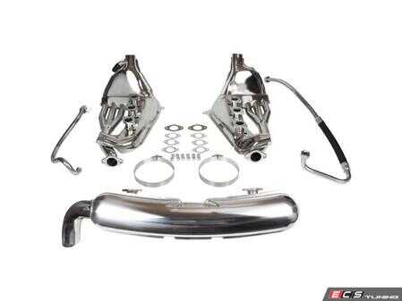 ES#4858484 - 1620000310 - Porsche Dansk Exhaust Conversion Set - Stainless Steel. Free-Flow with 84 mm Tail Pipe. - Dansk - Porsche