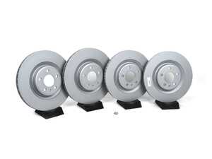 ES#5445458 - 8k0698301mkt3KT4 - Front & Rear Brake Rotors - Set (345x30/330x22) - Featuring Zimmermann's "Coat Z" coating for corrosion resistance - Zimmermann - Audi