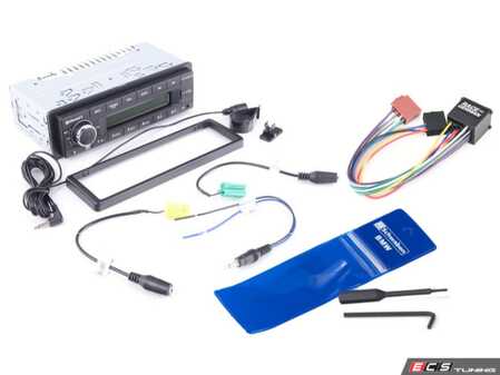 ES#5457088 - TR7412UB-ORKT - VDO USB/Bluetooth Head Unit - With Installation Kit - Includes radio removal tools & a plug-and-play wiring harness for easy installation! - Assembled By ECS - BMW