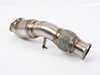 ES#5447363 - 11-065 - Active Autowerke Catted Race Downpipe - B46  *Scratch And Dent* - Strategically engineered to virtually eliminate the immensely restrictive characteristics of the factory downpipes - featuring a 4" high flow GESI catalytic converter - Scratch & Dent - BMW