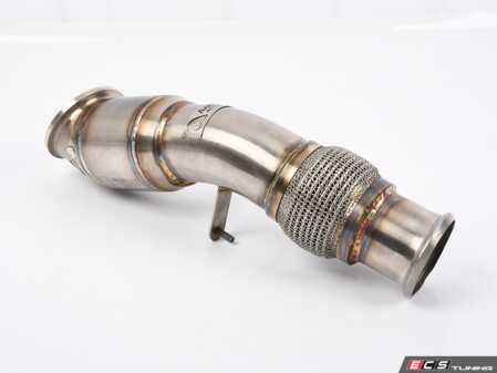 ES#5447363 - 11-065 - Active Autowerke Catted Race Downpipe - B46  *Scratch And Dent* - Strategically engineered to virtually eliminate the immensely restrictive characteristics of the factory downpipes - featuring a 4" high flow GESI catalytic converter - Scratch & Dent - BMW