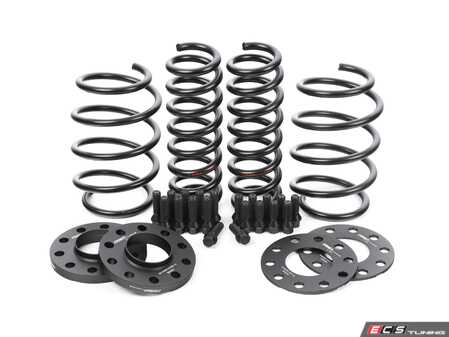 ES#4876637 - 051070LAEBKT - F30 RWD Lowering Springs & Flush Kit - Enhance both the performance dynamics and visual appeal of your vehicle with our cutting-edge lowering springs and exact-spec flush fitment kit! - Enthusiast Bundles - BMW