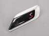 ES#4459457 - 63135A0F6D3 - Side Turn Signal & Grille S Black Line - Clear - Left - Black  side vent section on the quarter panel - Genuine MINI - MINI