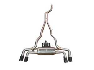 ES#5457201 - G30530VSESTIRC - Valved Sport Cat-Back Exhaust System - Titanium - 3.5" 1x1 Carbon Fiber Tips - Unleash the aggressive sound of your B48 or B58 with this Cat-Back exhaust system from Valvetronic Designs! - Valvetronic Designs - BMW