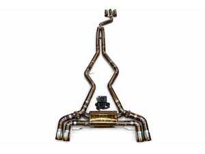 ES#5457129 - G42M240VSESTTBRT - Valved Sport Cat-Back Exhaust System - Titanium - Raw Titanium Burnt Tips - Unleash the aggressive sound of your B58! - Valvetronic Designs - BMW