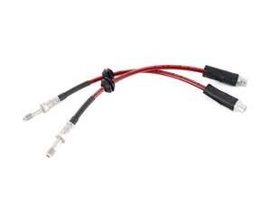 ES#5396135 - 008600LA02 - Exact-Fit Stainless Steel Brake Lines - Rear - Rear set of DOT-compliant lines for an improved pedal feel. - ECS - BMW