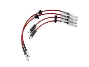 ES#5396138 - 008600la01KT - Exact-Fit Stainless Steel Brake Lines - Front And Rear - Complete set of DOT-compliant lines for an improved pedal feel. - ECS - BMW