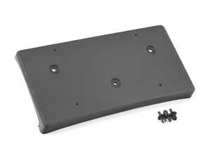 ES#314767 - 1JM807287B41 - License Plate Bracket - Satin Black - Used to secure the license plate to your bumper - Genuine Volkswagen Audi - Volkswagen