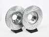 ES#5456290 - K6038 - Z23 Evolution Sport Brake Upgrade Kit - Front *Scratch And Dent* - Includes Z23 Carbon-Fiber Ceramic Brake Pads, Drilled & Slotted Zinc Plated Rotors, and stainless-steel hardware - Scratch & Dent - BMW