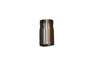 ES#5396154 - VTDTIPSW3035BRSH - Universal Single Exhaust Tip - 3.5" - Single Wall Brushed Steel - 3.0" Inlet - 3.5" Outlet - Single Wall Brushed Steel - Valvetronic Designs - Audi BMW Volkswagen Mercedes Benz MINI Porsche