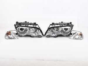 ES#5444738 - anz121268sd3 - ANZO Projector Headlights W/ Halo - E46 M3 - Chrome *Scratch And Dent* - Plug and play chrome housings for a unique look and improved visibility. Select your favorite bulbs! - Scratch & Dent - BMW