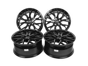 ES#4858342 - fs318855112gb4KT - 18" F1R FS3 Wheels - Set Of Four - 18x8.5 ET42 5X112 66.6CB - Gloss Black - F1R Wheels - Audi BMW Mercedes Benz MINI
