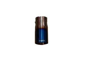 ES#5457404 - VTDTIPSW3035BRT - Universal Single Exhaust Tip - 3.5" - Single Wall Burnt - 3.0" Inlet - 3.5" Outlet - Single Wall Burnt Steel - Valvetronic Designs - Audi BMW Volkswagen Mercedes Benz MINI Porsche