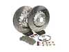 ES#5397064 - f95x5mrbKT - Rear Brake Service Kit - Featuring SHW Rear Cross-Drilled Brake Rotors and OE Brake Pads - Assembled By ECS - BMW