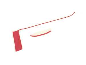 ES#4836051 - 51145B3F095 - JCW Chili Red Decals  - Boot/Trunk Stripes  - Mounts and applies to the trunk lid area - Genuine MINI - MINI