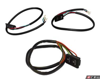 ES#5457516 - 92861312305KT1 - Power Window / Convertible Switch Kit - Located in the center console - Hamburg Tech - Porsche