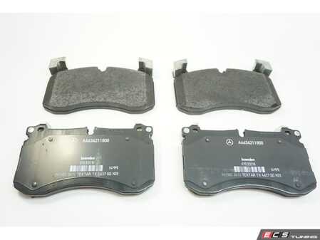 ES#3564390 - 0004205002 - Front Brake Pad Set - Does not include brake wear sensors - Genuine Mercedes Benz - Mercedes Benz