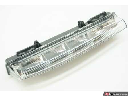 ES#3382151 - 0999067801 - LED Daytime Running Light Assembly - Right - Passenger's side lighting for better visibility. Black Housing. - Genuine Mercedes Benz - Mercedes Benz