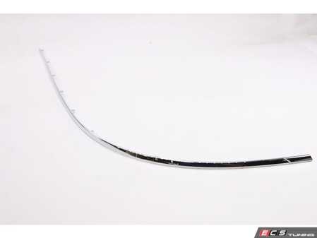 ES#2574079 - 2078852121 - Rear Bumper Moulding - Chrome Trim Strip - Left Side - Genuine Mercedes Benz - Mercedes Benz