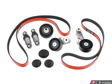 ES#4736925 - 6PK1084KT - Performance Accessory Belt Kit - Kevlar Reinforced - Utilizes high quality components and our performance Kevlar reinforced belts - Assembled By ECS - BMW