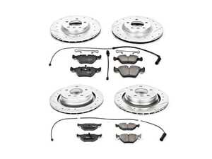 ES#3156677 - K2841 - Z23 Evolution Sport Brake Upgrade Kit - Front and Rear - Designed for the daily driver who wants a significant boost in stopping power without the harshness of a dedicated track setup. - Power Stop - BMW