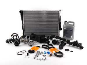 ES#2228846 - 17119071519KT2 - ECS Cooling System Refresh Kit - Level 3 - The  ultimate cooling refresh kit - with aftermarket components, featuring an ECS Aluminum Pulley and a GEBA water pump - Assembled By ECS - BMW