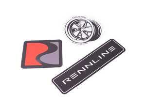 ES#5457651 - AP59 - Rennline Printed Sticker Pack - Rep the brand wherever you go! - Rennline - Audi BMW Volkswagen Mercedes Benz MINI Porsche