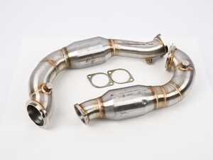 ES#5374282 - 10902011 - VRSF 3" Stainless Steel Catted Downpipes *Scratch And Dent* - 3" Stainless Steel Downpipes with High Flow Catalytic Converter - Scratch & Dent - BMW