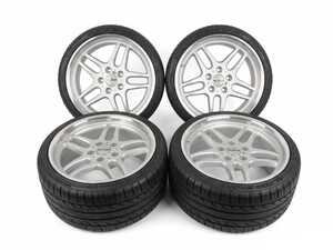 ES#5457723 - 734-235255-E39 - 18" Alzor Style 734 Wheel and Tire Package - 235/40R18 / 265/35R18 - BMW E39 5-Series - 18x8 ET13 / 18x9.5 ET25 5x120 74.1CB - Silver/Machined Lip - With your choice of tires mounted and balanced for an easy install! - Alzor - BMW