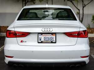 ES#5457458 - 034-A03-0001 - 034Motorsport License Plate Frame - Powdercoated Stainless Steel - Ditch your boring dealership license plate frame in favor of a tasteful and sleek Stainless Steel License Plate Frame from 034Motorsport! - 034Motorsport - Audi BMW Volkswagen Porsche
