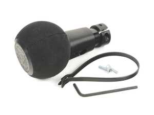 ES#5340345 - GS4SU-LE - BFI Limited Edition GS4 Shift Knob - L - The upholstered cousin to the GS3 shift knob, an ergonomic design inspired by Porsche. - Black Forest Industries - Audi Volkswagen