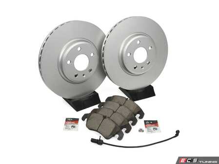 ES#5425174 - 8K0998301AKT6 - Front Brake Service Kit - Featuring SHW Performance rotors, and ECS DD23 pads - Assembled By ECS - Audi