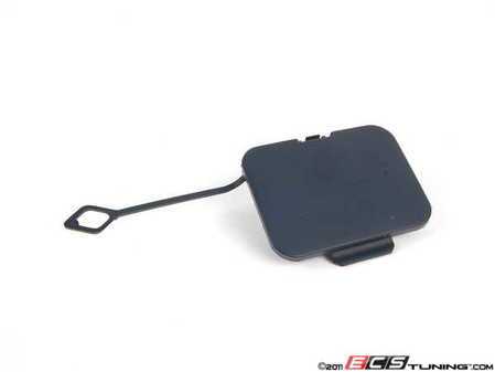 ES#74745 - 51117173750 - Tow Hook Cover - Front - Comes in primer, ready for paint - Genuine BMW - BMW